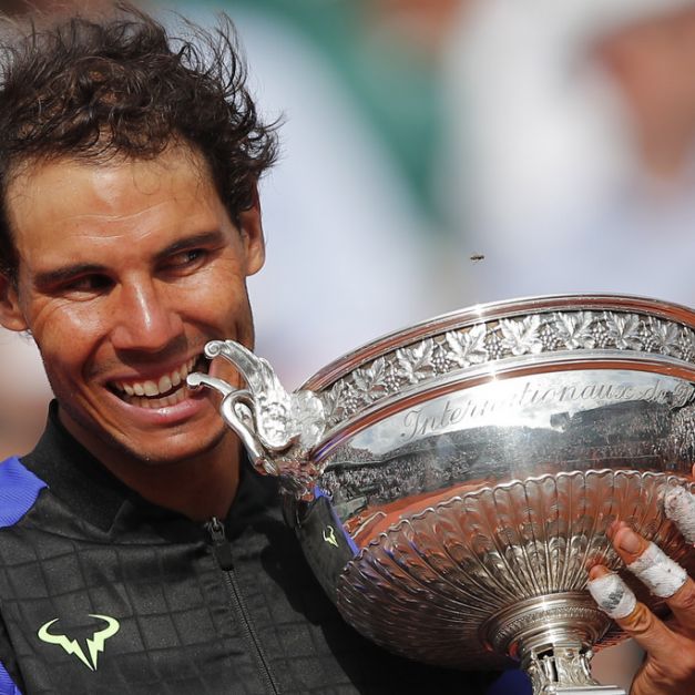 Nadal成就法網第10冠。（達志影像）