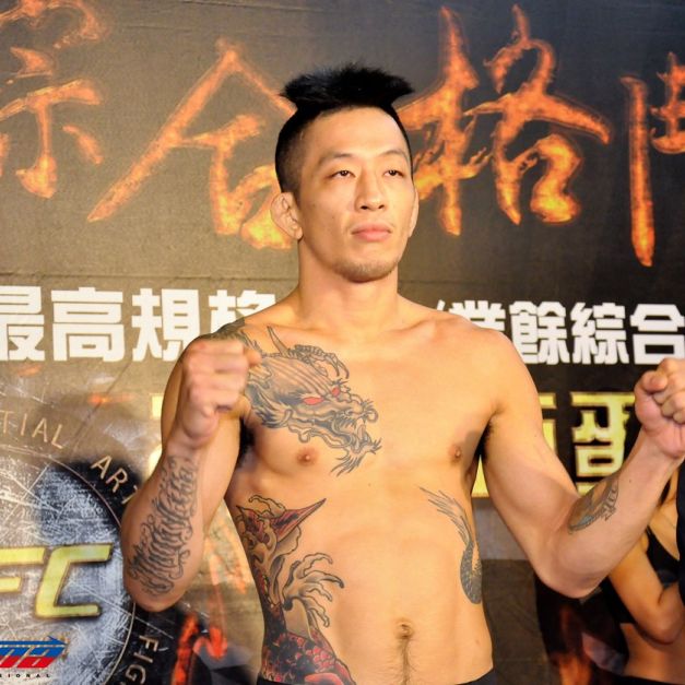 李俊翰是台灣第1位登上UFC舞台的綜合格鬥好手。（張哲郢／攝）
