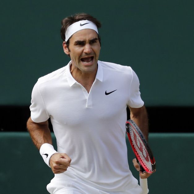 Roger Federer力拚生涯第8座溫網頭銜。（達志影像資料照）