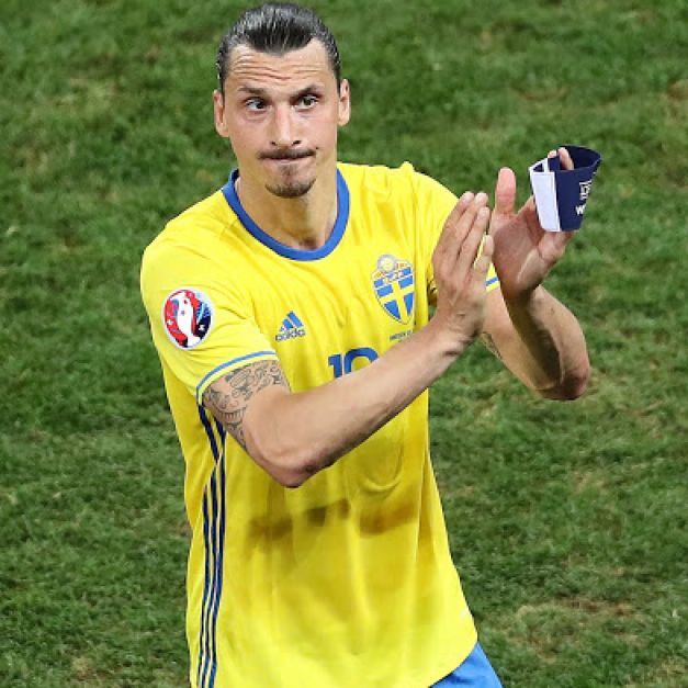 Zlatan Ibrahimovic的國際賽生涯正式結束。(達志影像)