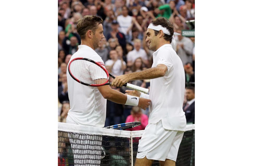 Marcus Willis(左)的驚奇之旅與表現連Roger Federer都激賞。(達志影像)