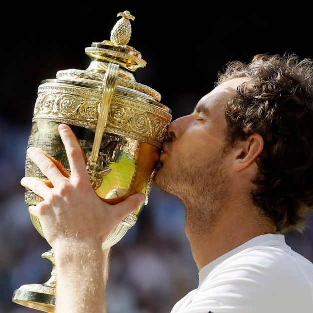 Andy Murray奪下生涯第2座溫網冠軍。（達志影像）