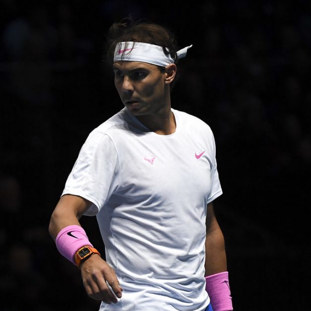 Rafael Nadal首戰落敗。（達志影像）