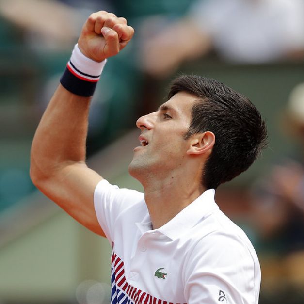 Novak Djokovic在溫網達成生涯第100場決賽的里程碑。（達志影像資料照）