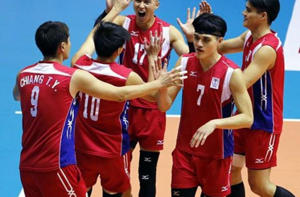中華男排隊在亞洲盃男排賽獲第4名。(AVC提供)