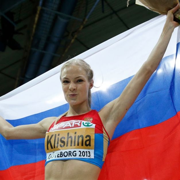 Darya Klishina是少數能夠參加奧運的俄羅斯田徑選手。（達志影像資料照）