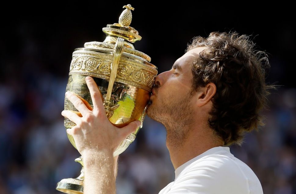 Andy Murray奪下生涯第2座溫網冠軍。（達志影像）